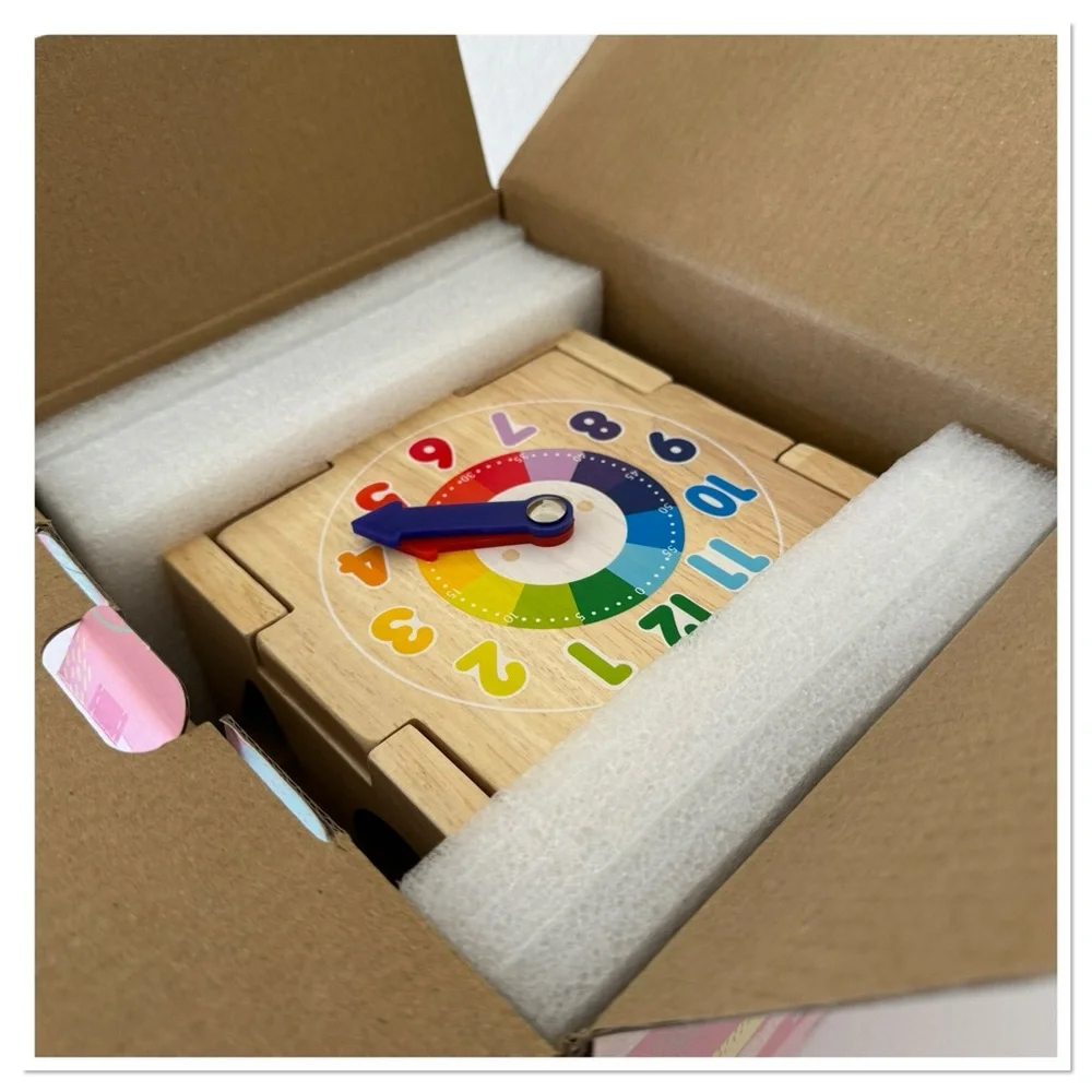 Wooden Activity Cube For Kids 18+Months Learning Toy